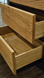 3 Chest Red Oak Dresser