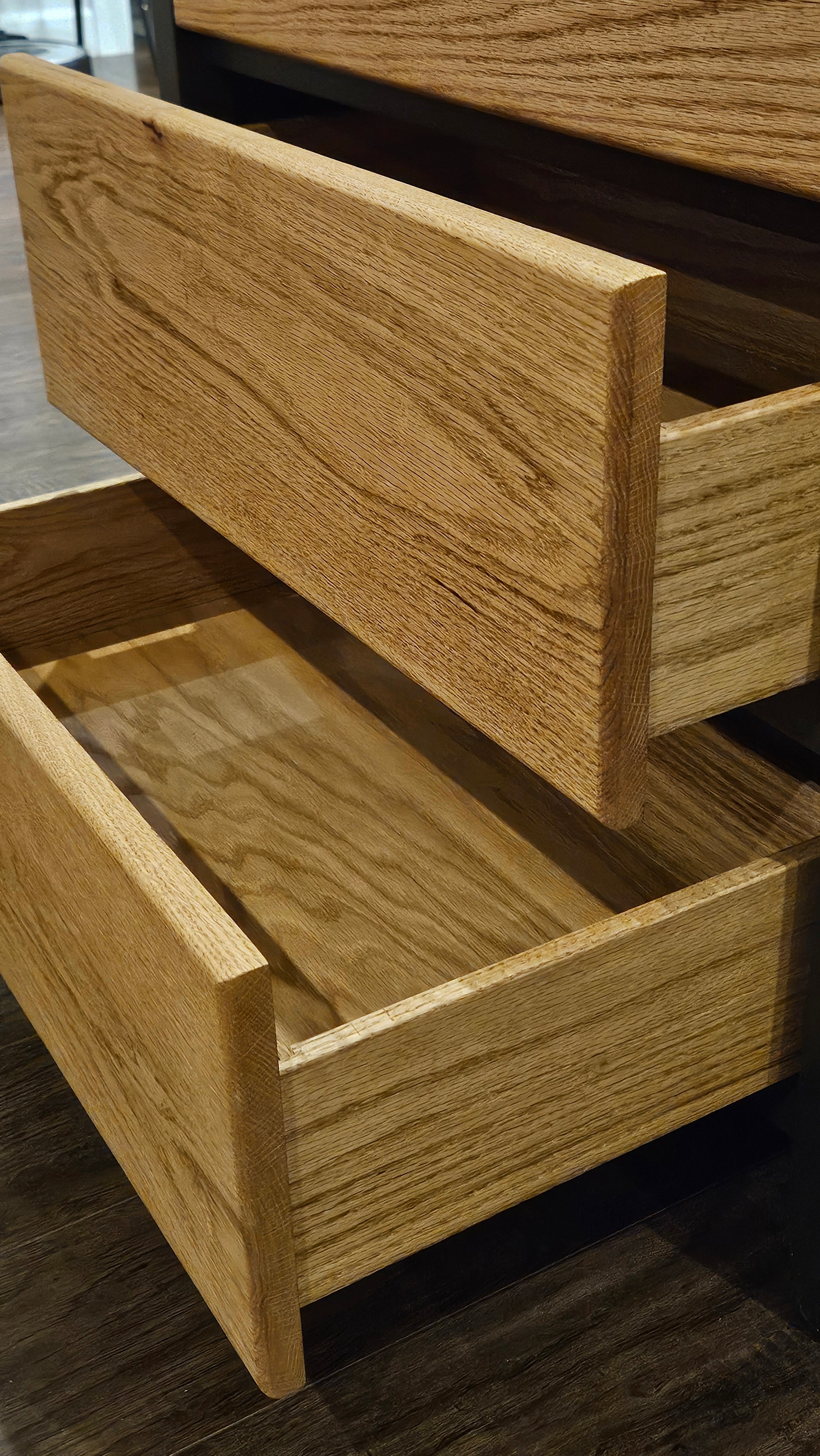 3 Chest Red Oak Dresser
