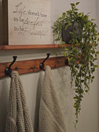 Red Cedar Towel Rack/ Entryway Coat Hanger