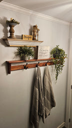 Red Cedar Towel Rack/ Entryway Coat Hanger